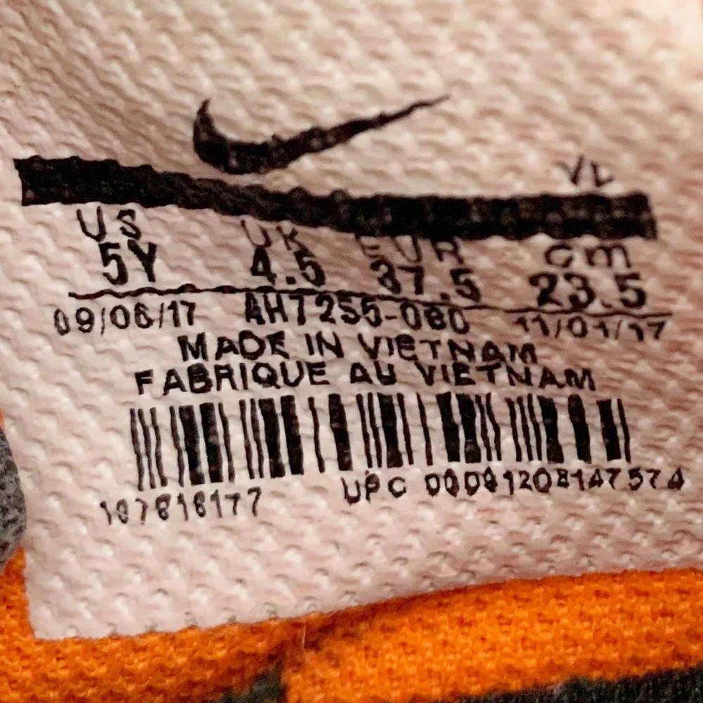 Nike Tiempo Legend 7 Club Faux Leather Cleats Black and Orange AH7255-080 ⚫️🟠
